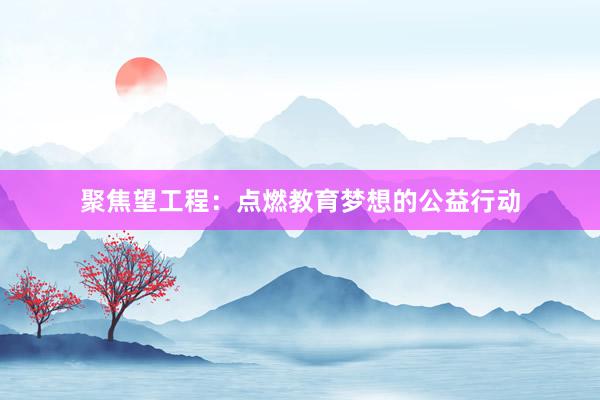 聚焦望工程：点燃教育梦想的公益行动